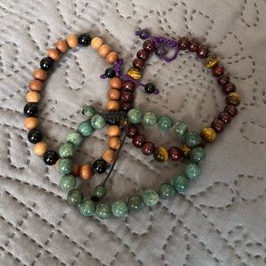 Mala bead bracelets